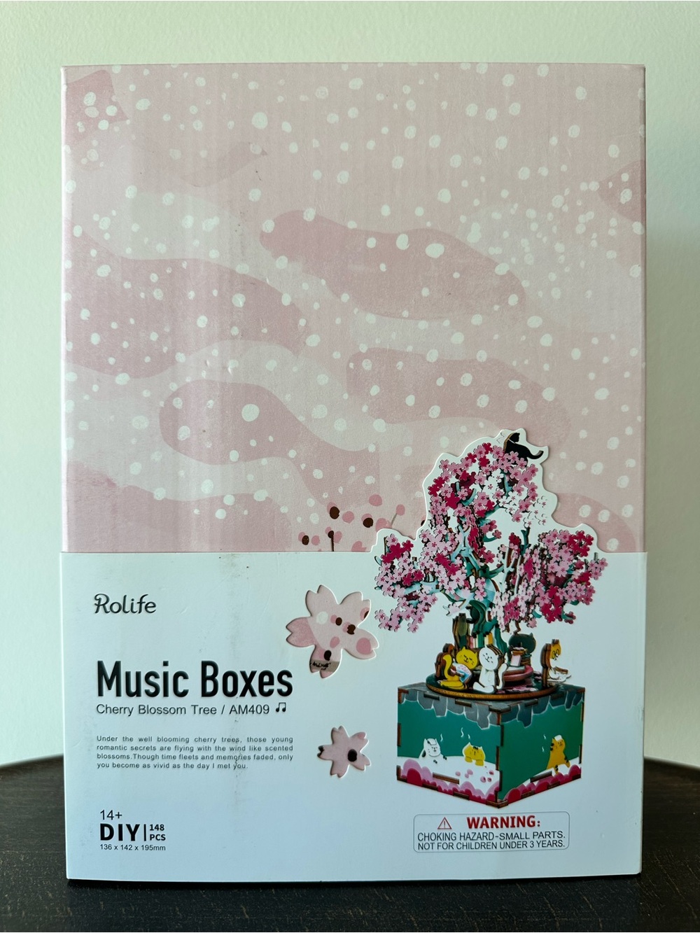 Rolife DIY Cherry Blossom Tree Music Box AM409